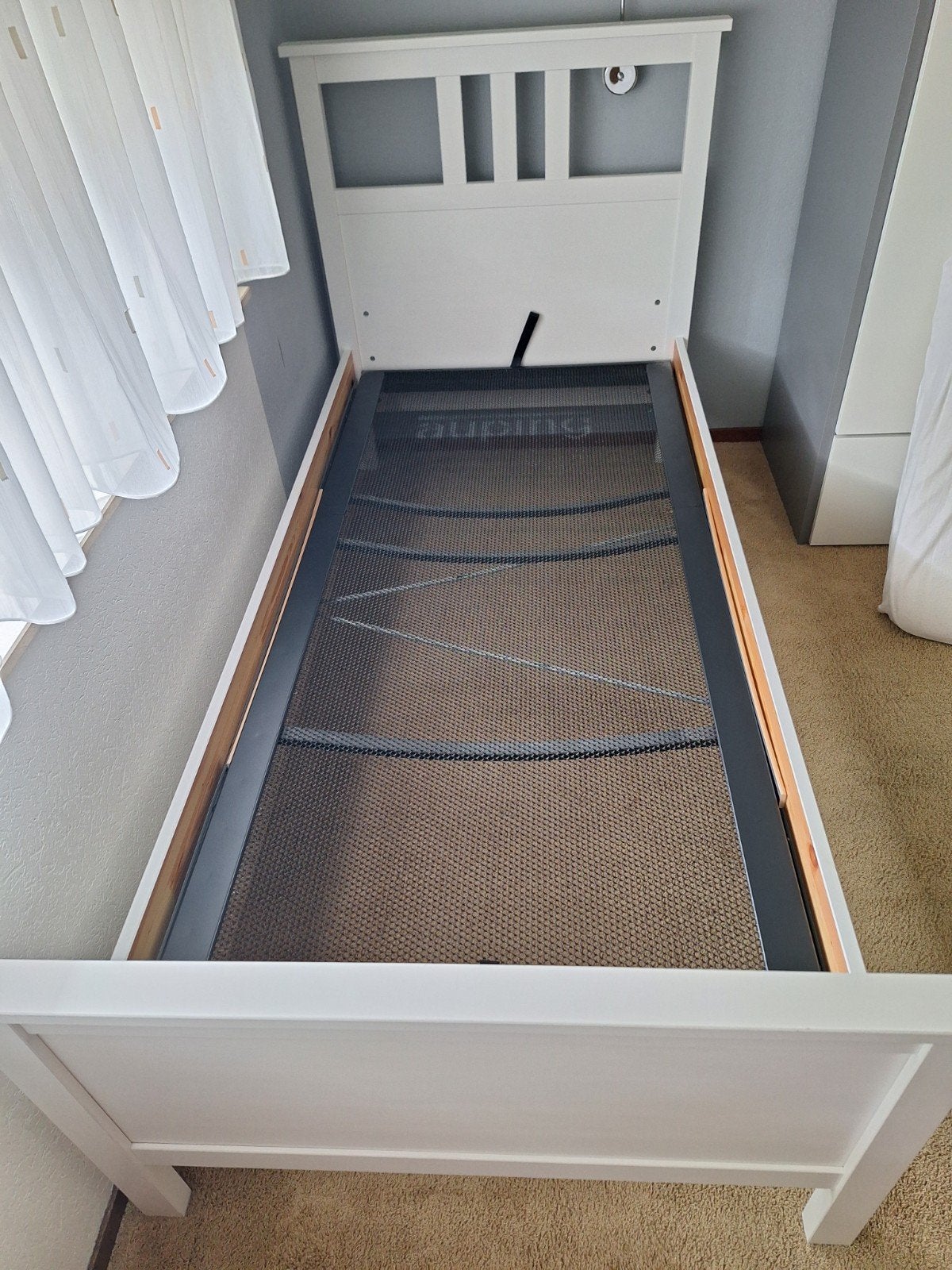 1-persoons bed, Ophalen, Gebruikt, 90 cm, Eenpersoons