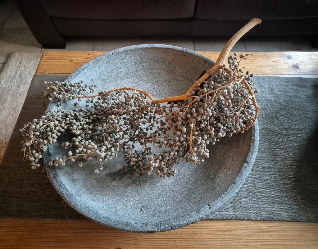 Grote PTMD beton schaal (51 cm), Ophalen, Zo goed als nieuw, Rond, Overige materialen