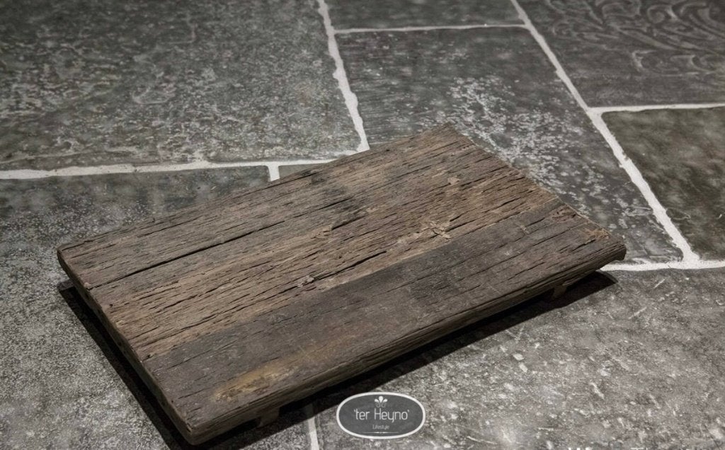 Bajot oud hout plank dienblad houten stoer sober landelijk, Ophalen of Verzenden, Nieuw, Hout