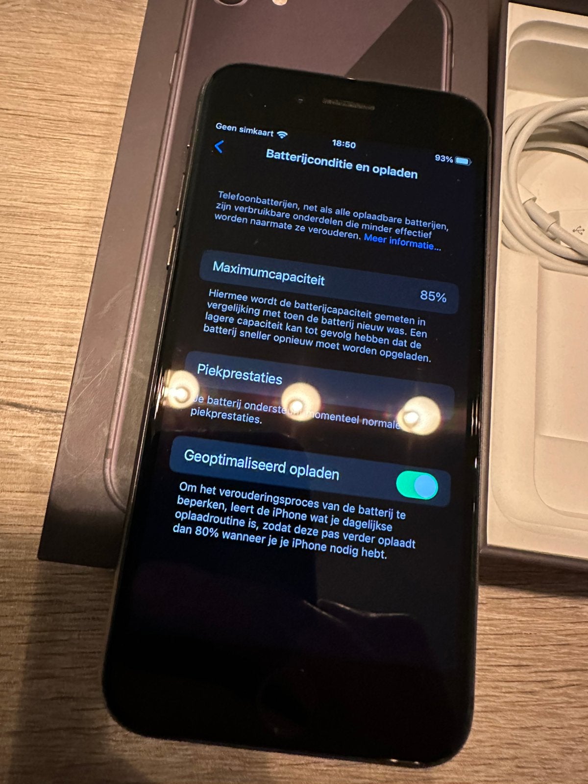 Krasvrije, onbeschadigde Apple Iphone 8 space grey 64 GB, Telecommunicatie, Mobiele telefoons | Apple iPhone, Ophalen, Zo goed als nieuw