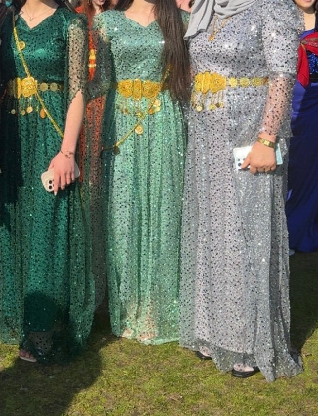 Koerdisch jurk, Kleding | Dames, Gelegenheidskleding, Overige typen, Maat 46/48 (XL) of groter, Ophalen of Verzenden, Zo goed als nieuw