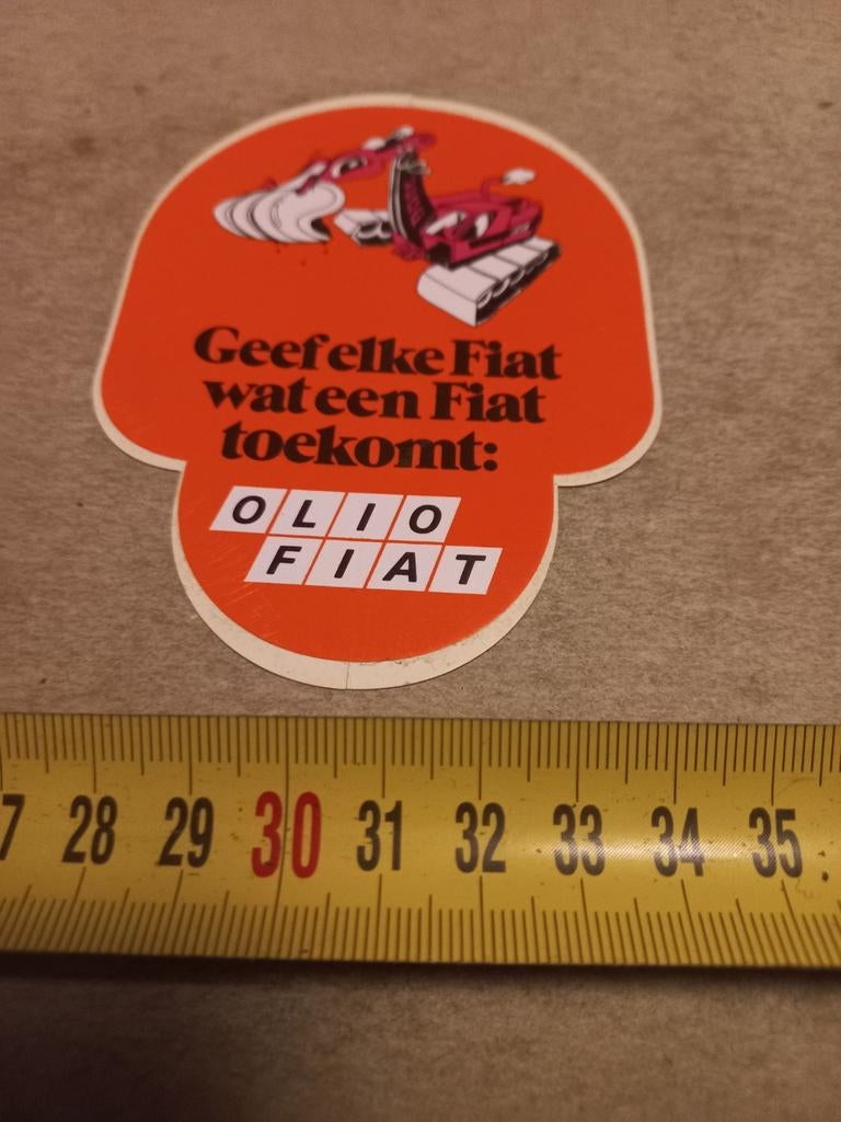 Fiat olio geef elke Fiat wat een Fiat toekomt, Ophalen of Verzenden, Nieuw, Auto of Motor