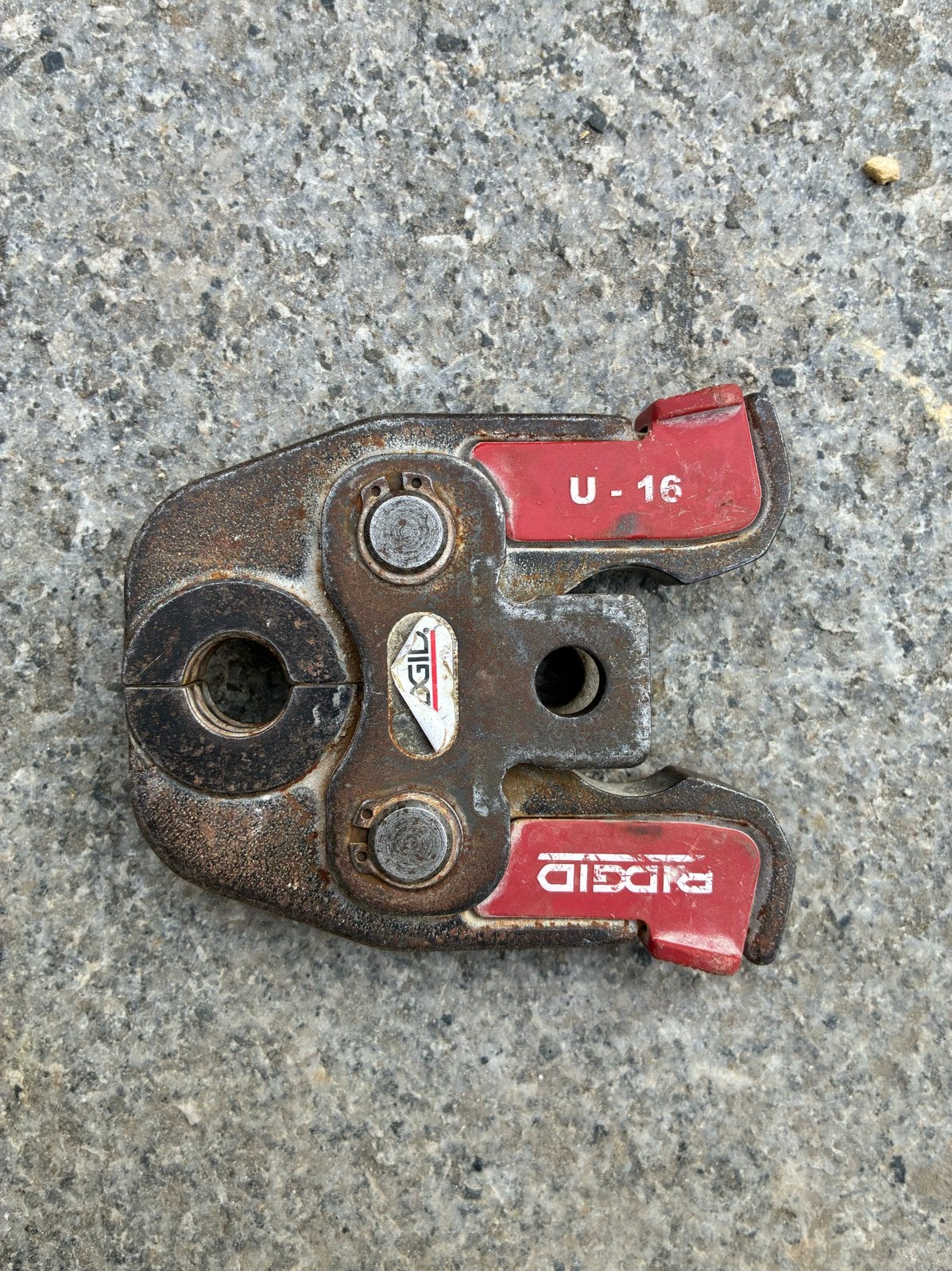 Ridgid U-16 persbek - gebruikt, Doe-het-zelf en Verbouw, Ophalen of Verzenden, Gebruikt, Overige typen, Ridgid