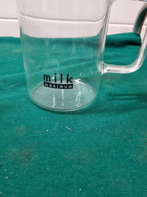 Kan randwyck milk kan van glas, Ophalen of Verzenden, 'T Olde Gre-j, Info@toldegrej.nl, Endepoelstraat 20f Didam
