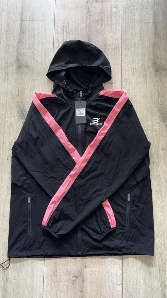 Nieuw Banlieue Performance Hooded Tracktop, Ophalen, Nieuw, Maat 56/58 (XL), Zwart