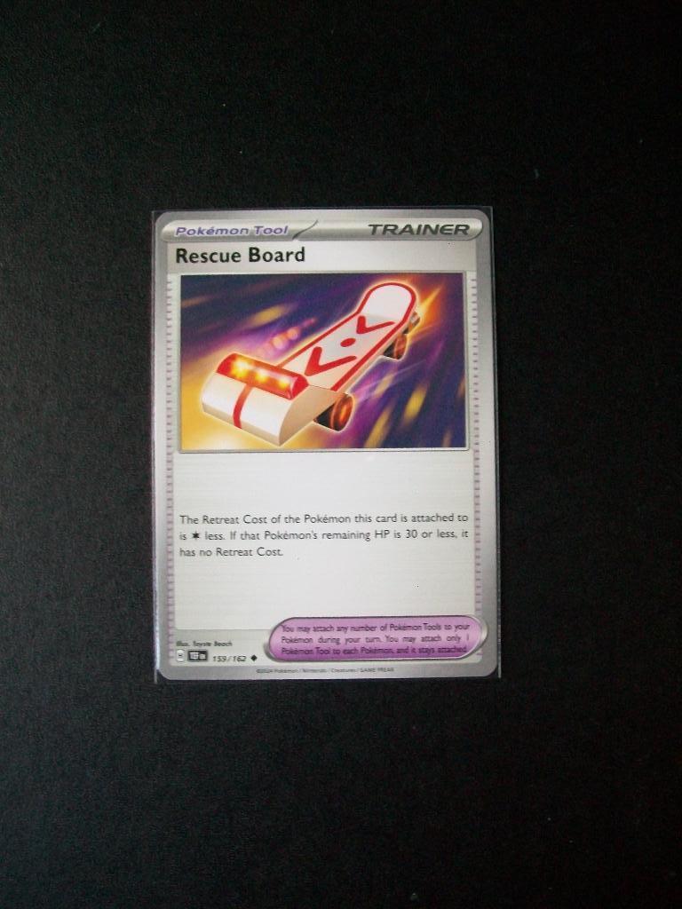 8865:  Nieuwe Pokemonkaart Trainer RESCUE BOARD  (159/162), Verzenden, Nieuw, Losse kaart