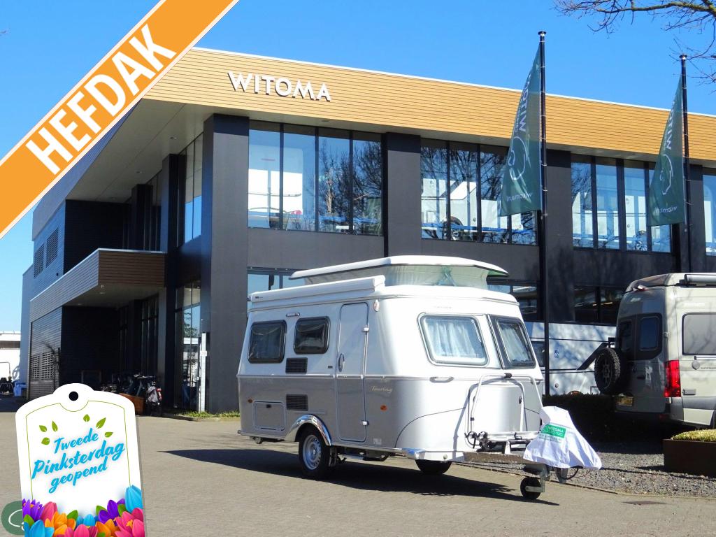 Eriba Touring 430 2de pinksterdag open huis, Schokbreker, 4 tot 5 meter, Eriba, Dwarsbed