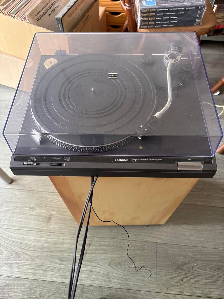 Technics SL-B2 Platenspeler, Ophalen, Gebruikt, Pitch-regelaar, Platenspeler