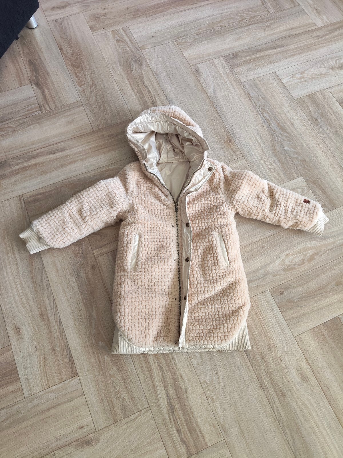 Like Flo reversible winterjas maat 122/128, Like Flo, Meisje, Ophalen of Verzenden, Zo goed als nieuw
