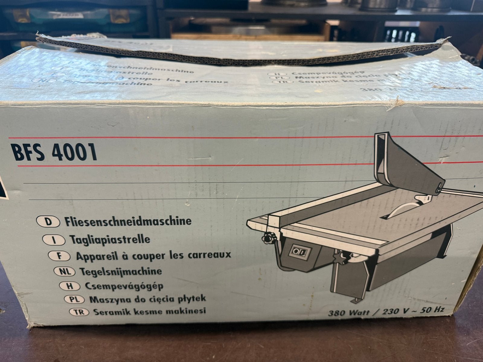 Tegelsnijmachine BFS 4001 - Gebruikt, Ophalen, Gebruikt, Overige typen