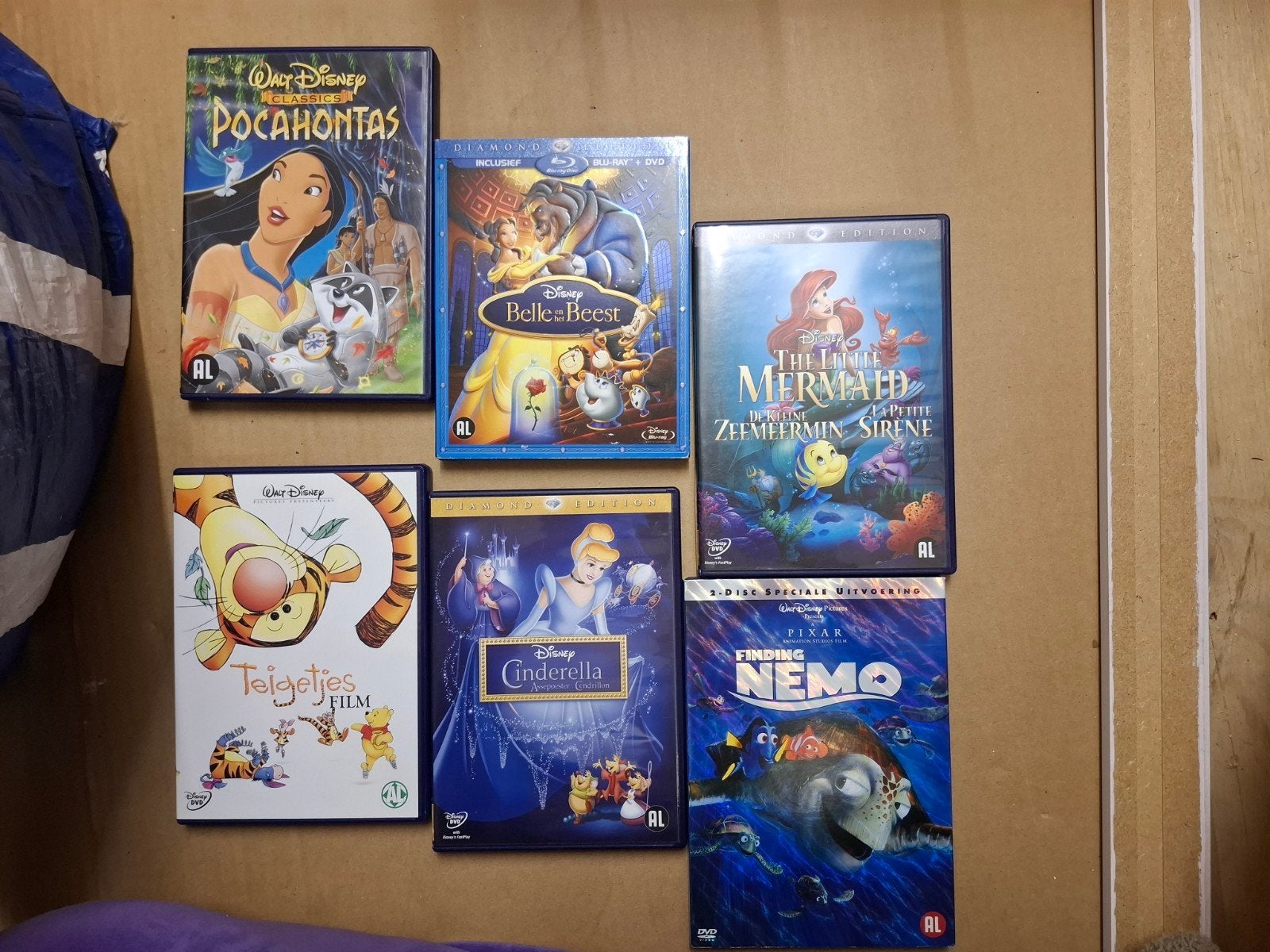 Disney Films Collectie: Pocahontas, Belle en het Beest, etc., Cd's en Dvd's, Ophalen of Verzenden