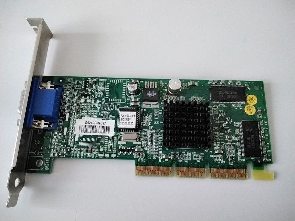 AGP videokaart met Nvidia TNT2 M64 grafische chip, Ophalen of Verzenden, NVIDIA