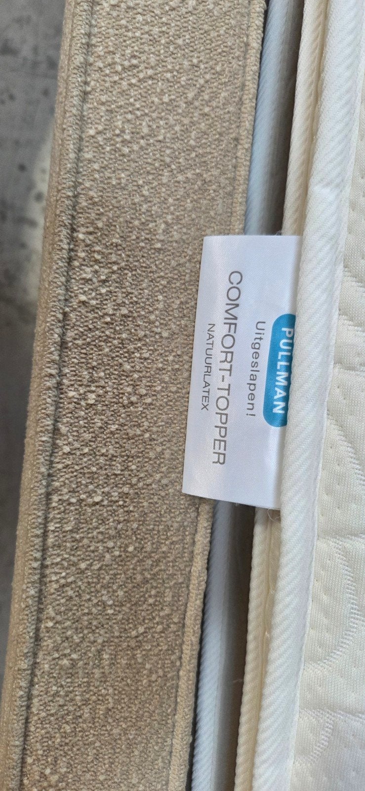 Pullman electr. boxspring. Met matras en topper., Huis en Inrichting, Slaapkamer | Matrassen en Bedbodems, Ophalen, Zo goed als nieuw
