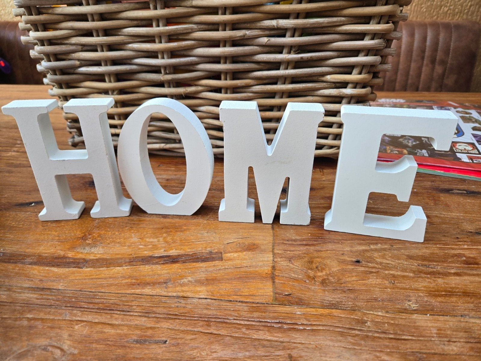 HOME Letters, Wit hout, Ophalen of Verzenden, Gebruikt