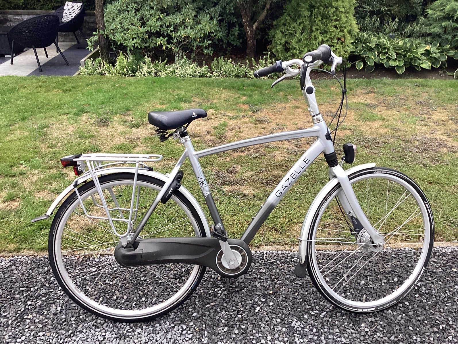 Gazelle Chaminix Comfort herenfiets 28 inch, Fietsen en Brommers, Fietsen | Heren | Herenfietsen, Ophalen, Versnellingen, Zo goed als nieuw
