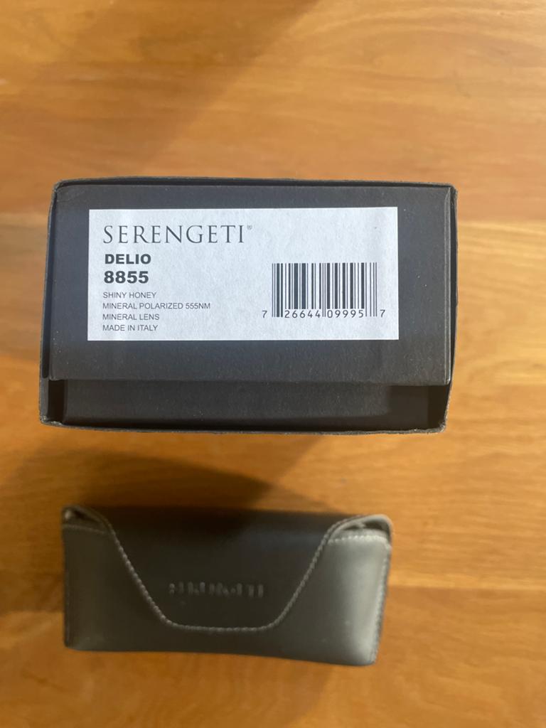 Serengeti Delio 8855 Zonnebril - Nieuw in Doos, Overige merken, Zonnebril, Bruin, Nieuw
