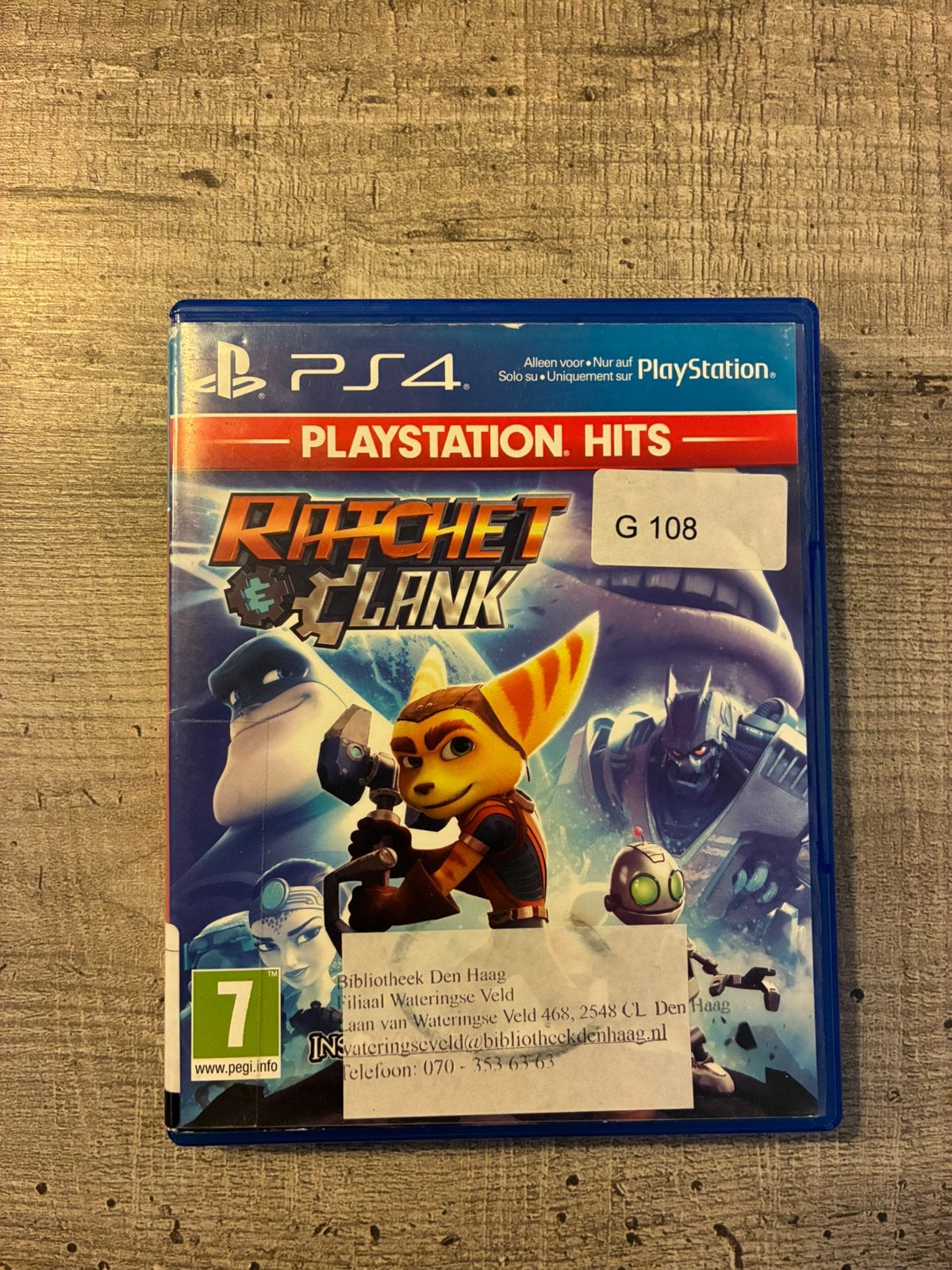 Playstation 4 game Ratchet Clank, Spelcomputers en Games, Gebruikt, 1 speler, Vanaf 7 jaar, Ophalen