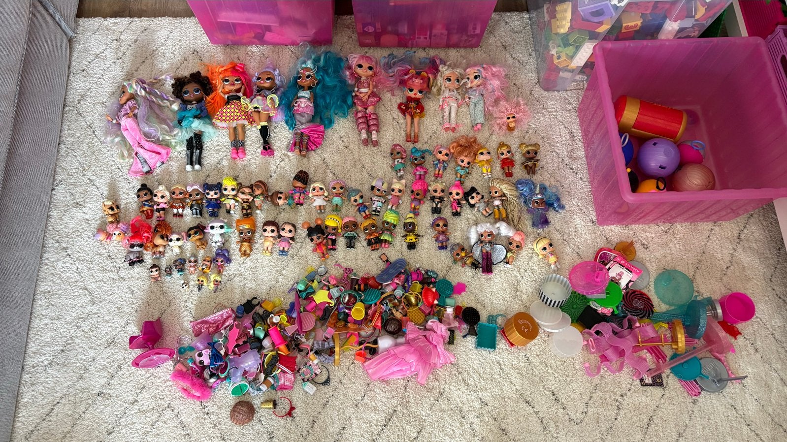 Mega verzameling LOL surprise poppen met accessoires, Ophalen of Verzenden, Gebruikt, Overige typen