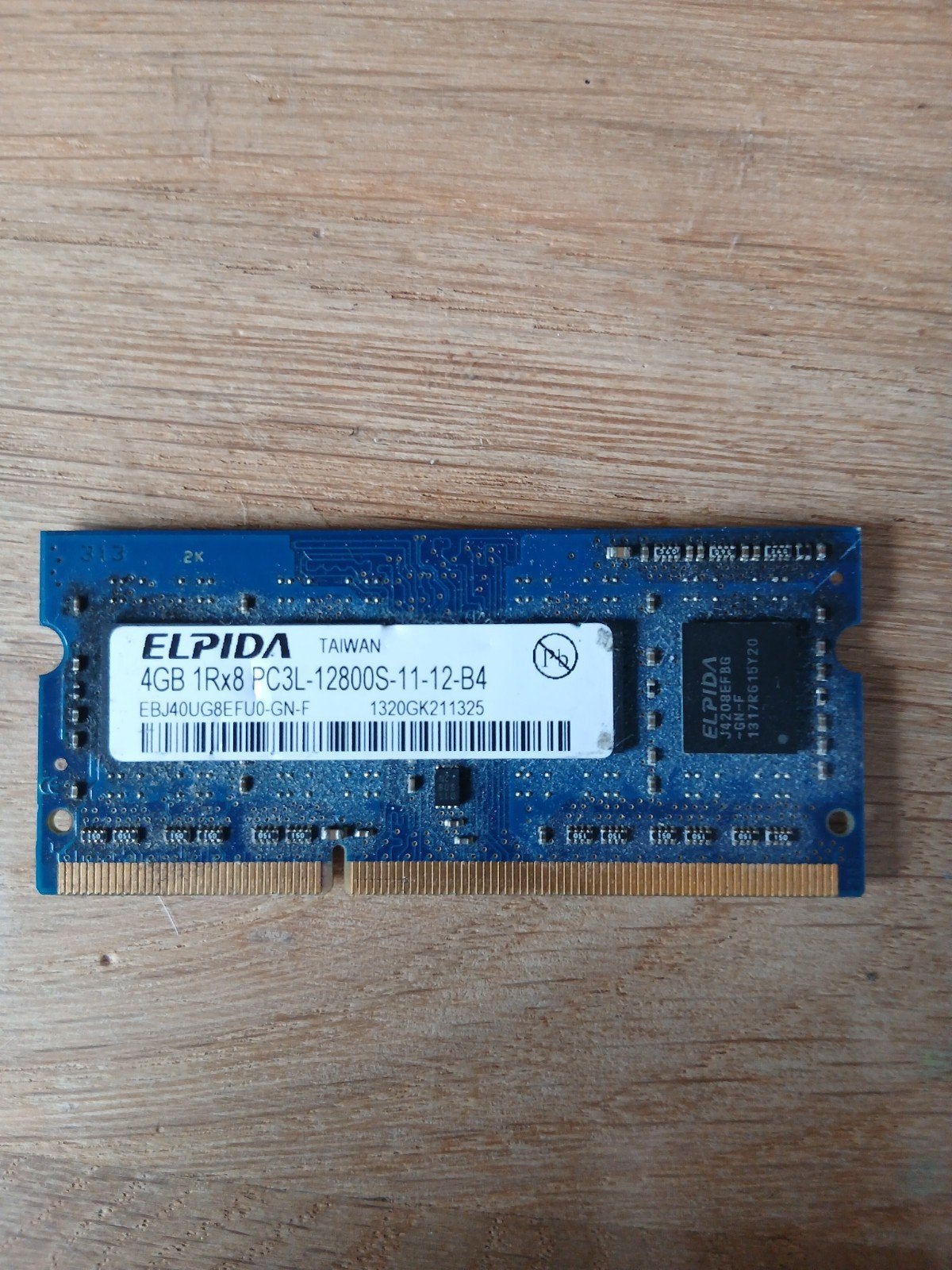 Elpida 4GB DDR3L 12800S Laptop RAM Geheugen, Computers en Software, Ophalen of Verzenden, DDR3, Laptop
