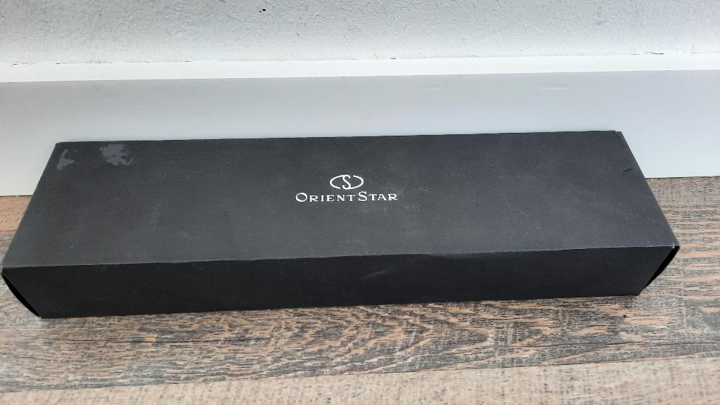 Orient Star Heren Horloge Doos met toebehoor, Ophalen of Verzenden, Gebruikt