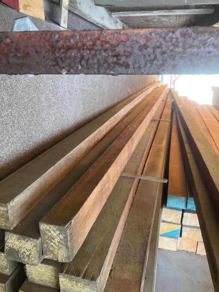 Meranti kozijnhout, Doe-het-zelf en Verbouw, Hout en Planken, Ophalen, Nieuw, Balk, Overige houtsoorten