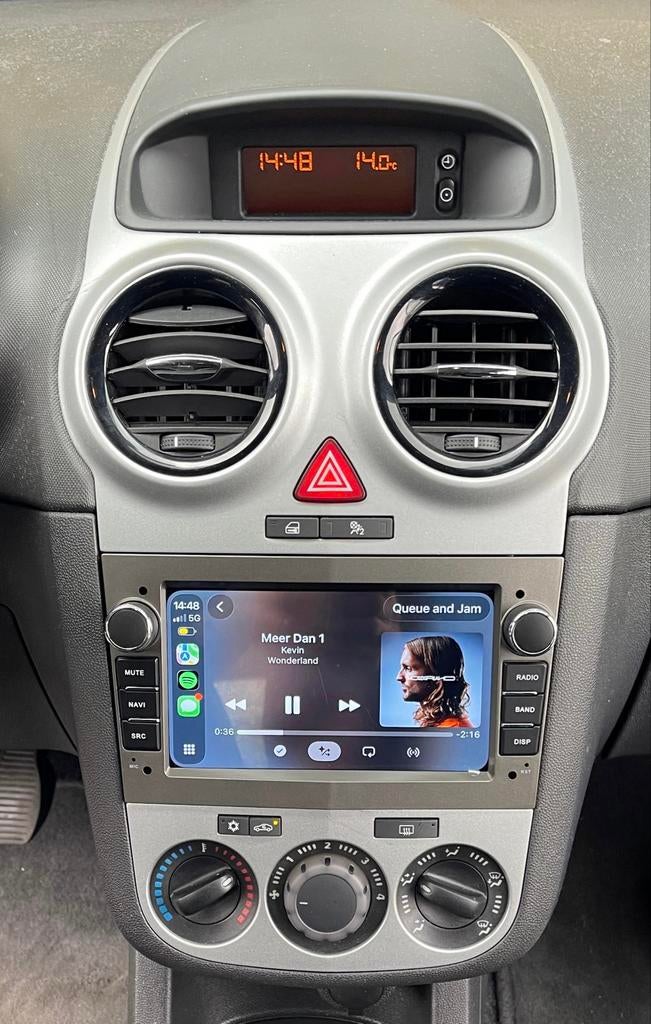 Opel Corsa D Radio met Apple CarPlay/Android Auto 2hans, Auto diversen, Ophalen, Gebruikt