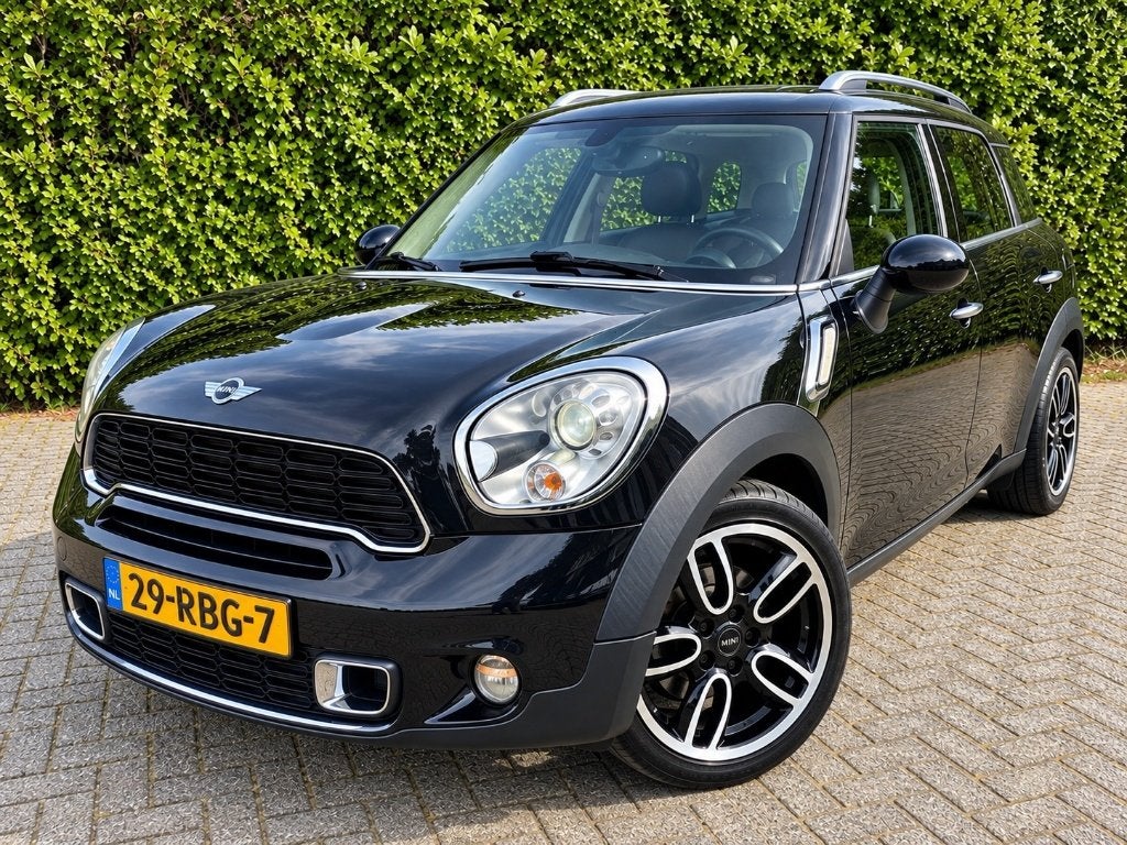 Mini Countryman 1.6 Cooper S All4 AUT 2011 Zwart, Auto's, 1380 kg, USB, Zwart, Vierwielaandrijving