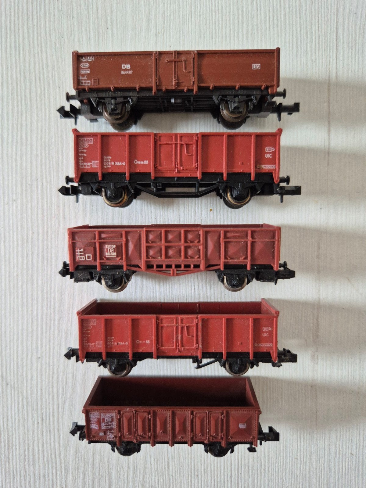 15 N-spoor openbakwagons, Ophalen of Verzenden, Gebruikt, Gelijkstroom, Wagon