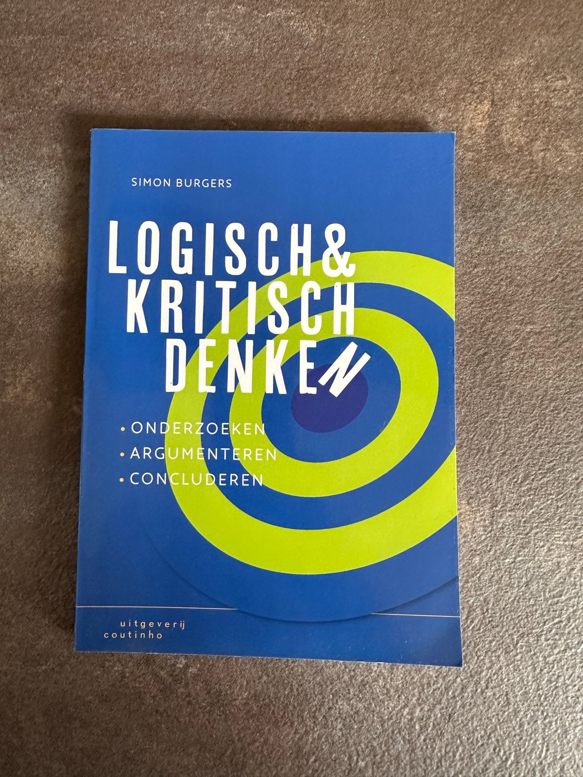 Logisch & Kritisch Denken - Simon Burgers, Ophalen of Verzenden, Beta, Zo goed als nieuw, HBO