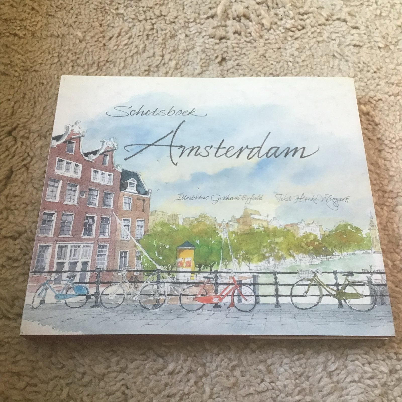 Schetsboek Amsterdam - Byfield &Wagenaar opbr  giro 555), Ophalen of Verzenden, Zo goed als nieuw