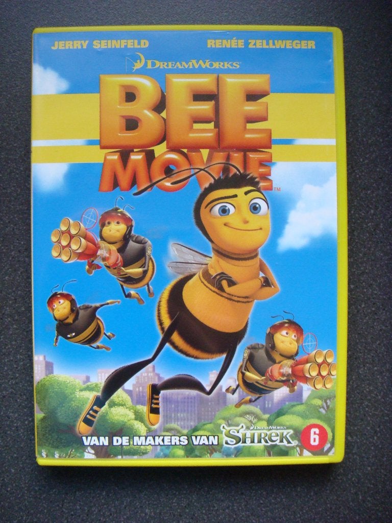 Bee Movie DVD - Jerry Seinfeld, Renée Zellweger, Animatie, Amerikaans, Nederlands, Ophalen of Verzenden