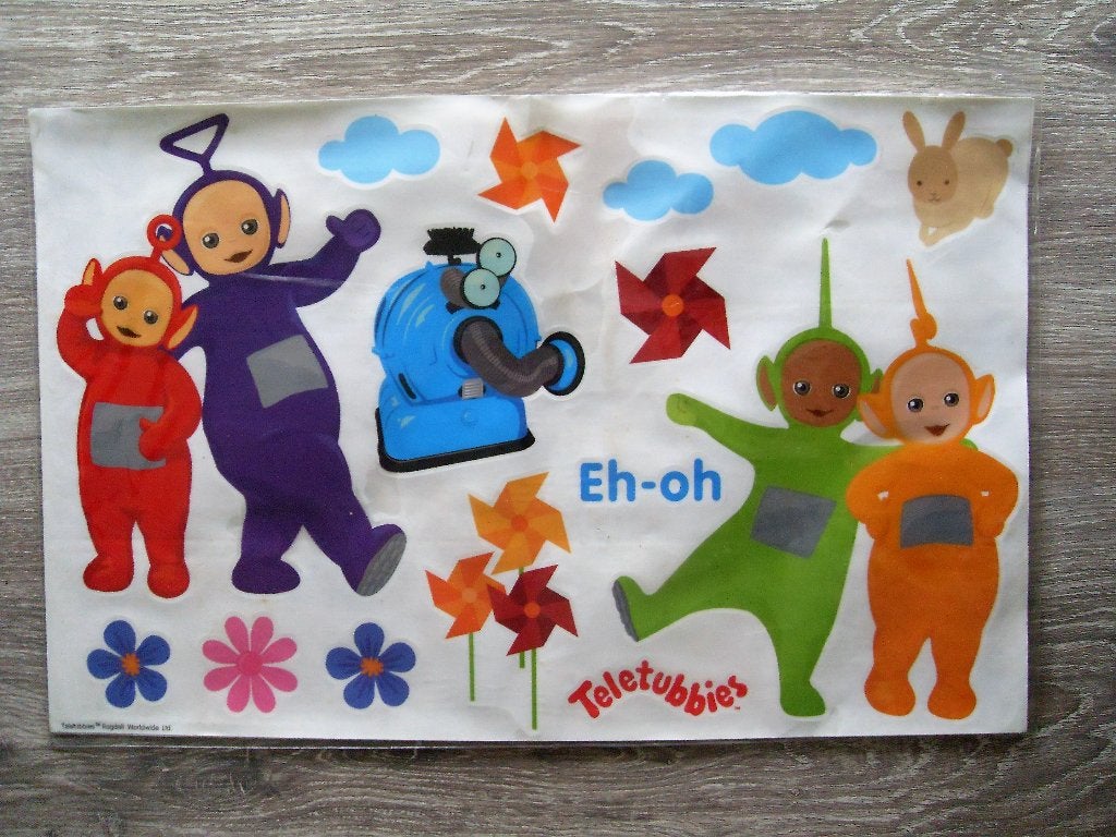 Decoratie teletubbies / muurstickers - NIEUW !!!, Ophalen of Verzenden, Nieuw, Verwijderbaar, Wanddecoratie