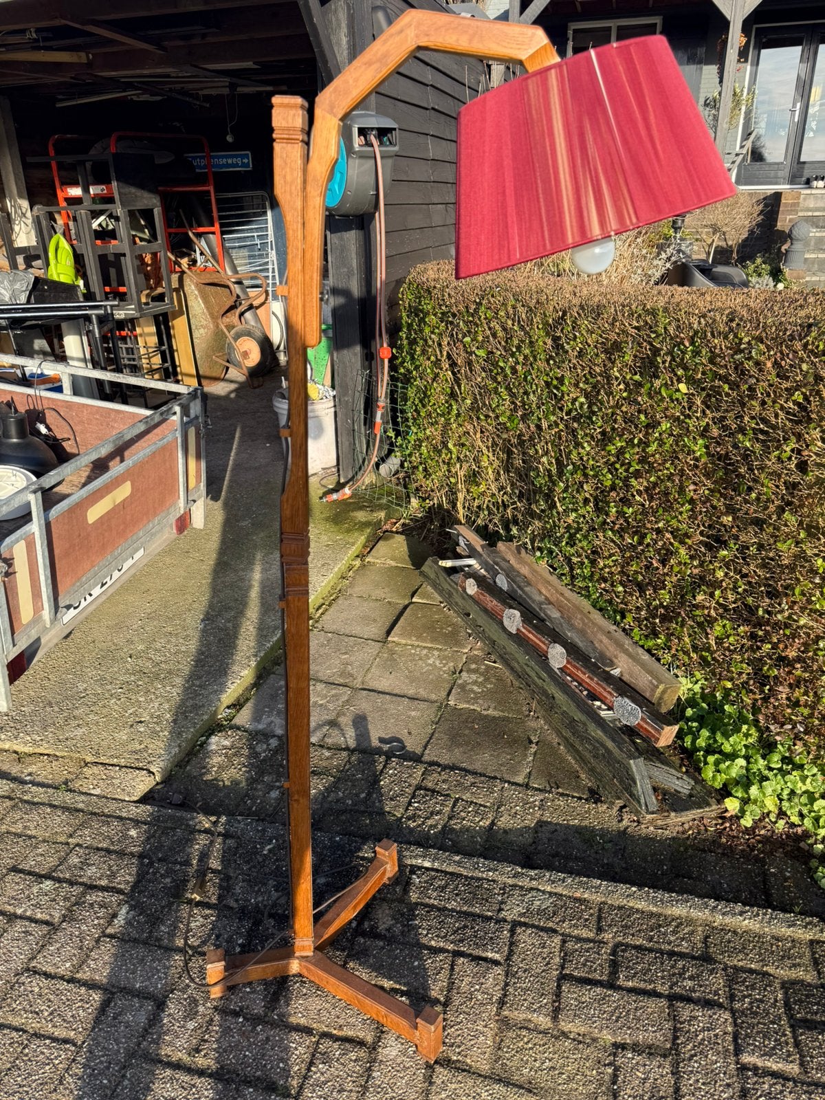 Vintage vloerlamp, Ophalen, Zo goed als nieuw, 150 tot 200 cm