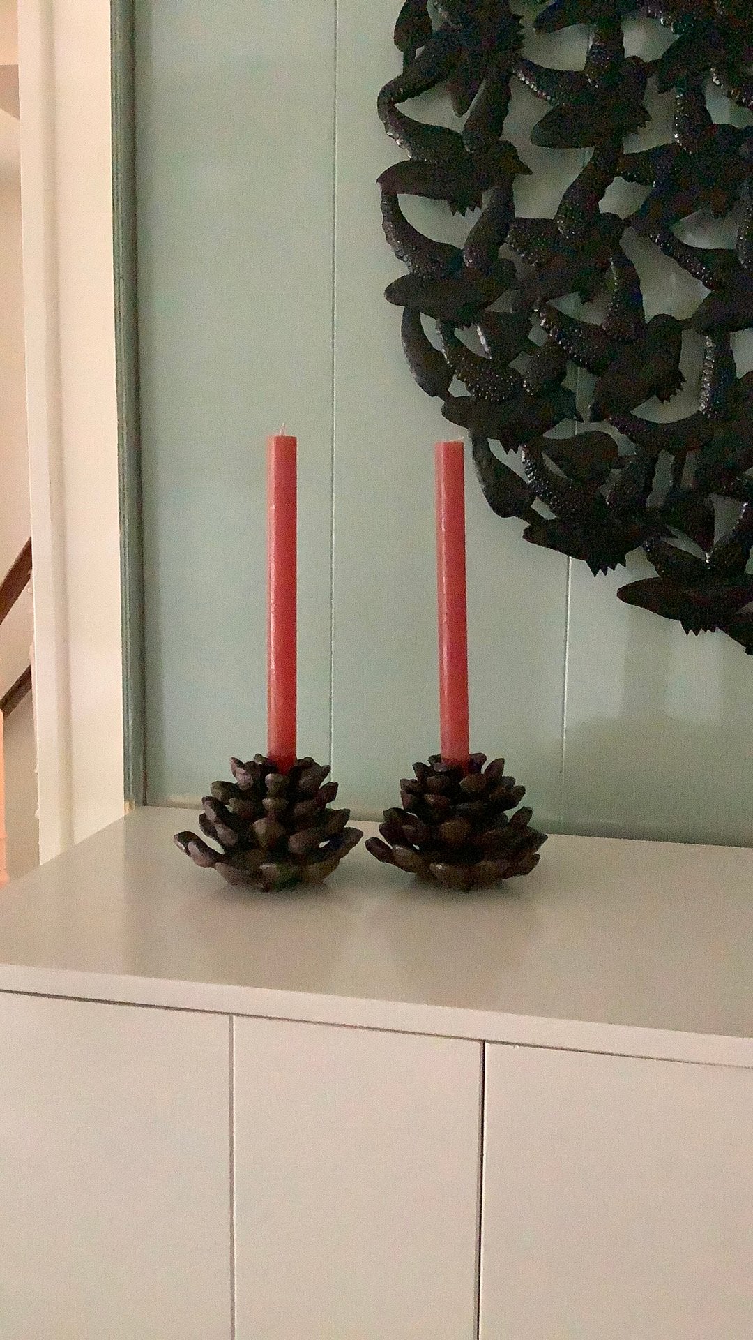 Gietijzere kandelaars., Huis en Inrichting, Ophalen, Zo goed als nieuw