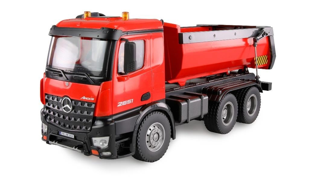 Amewi Mercedes-Benz Arocs Dump Truck 6x4 RTR red 22407, Hobby en Vrije tijd, Modelbouw | Radiografisch | Auto's, Elektro, Nieuw