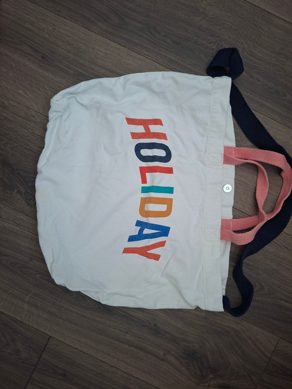 Witte stoffen tas met 'HOLIDAY' opdruk, Ophalen of Verzenden