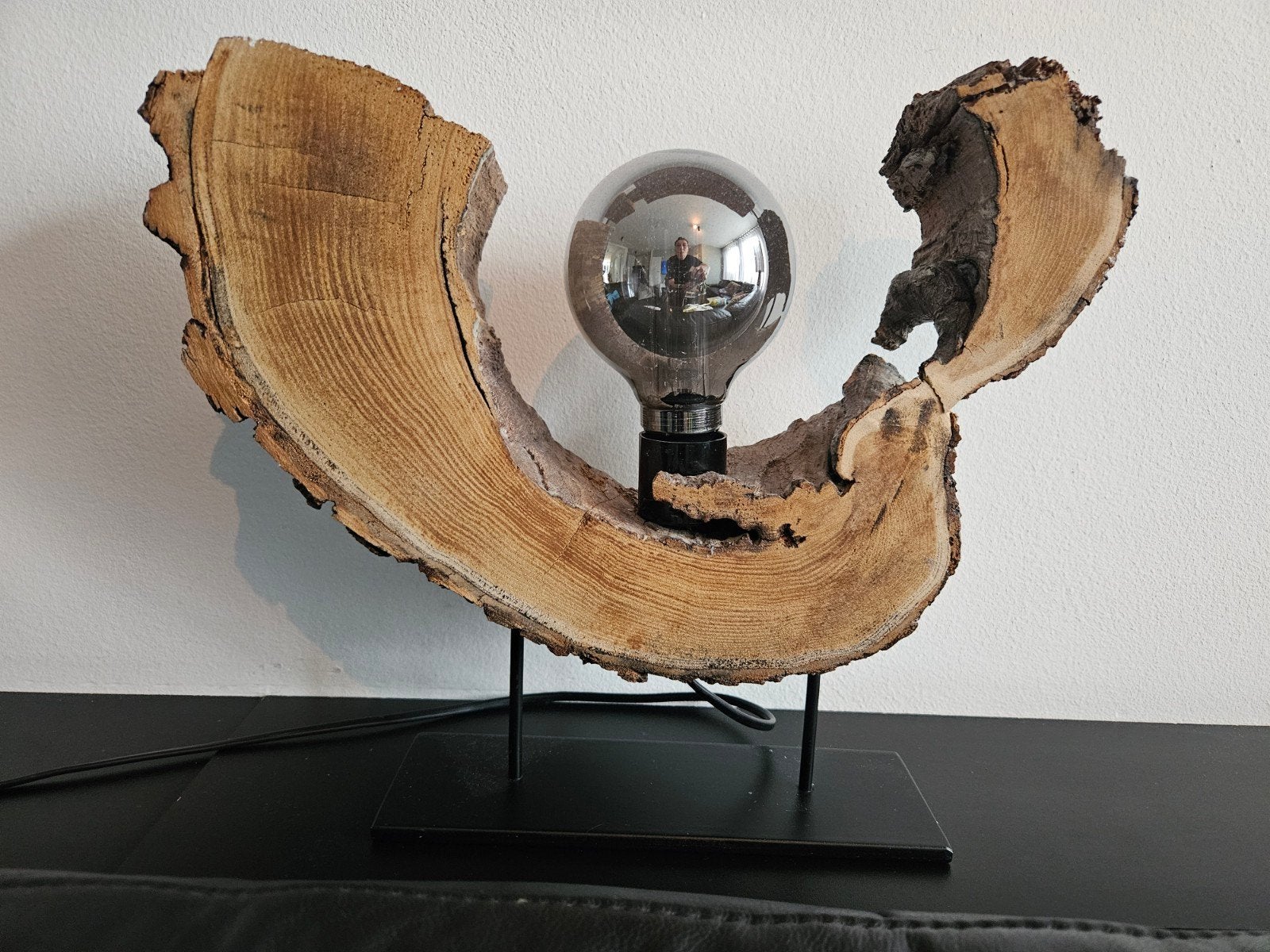 boomstam lamp, Ophalen of Verzenden