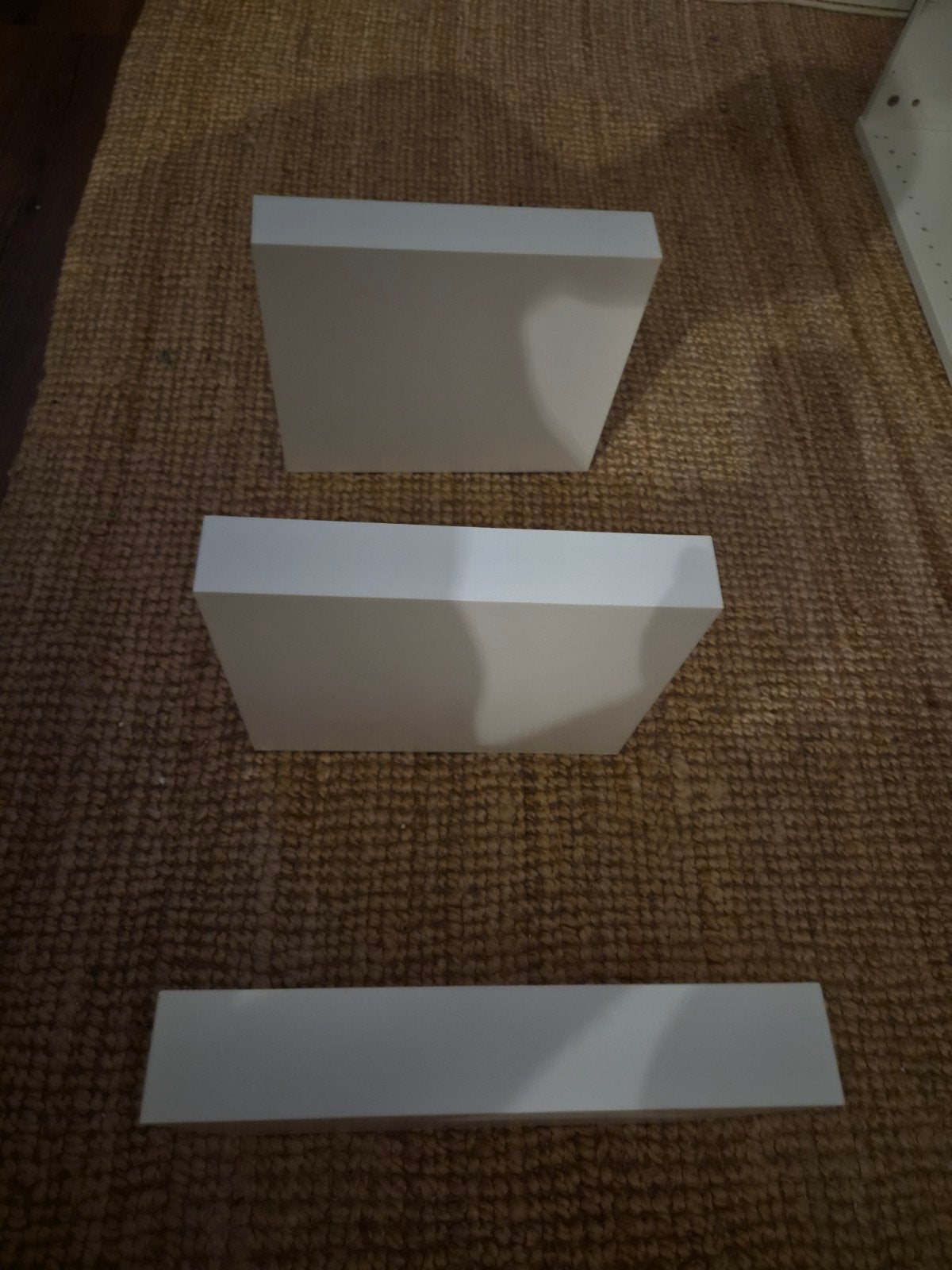 IKEA LACK wandplanken (3 stuks) - Wit, 30x26 cm, Ophalen, Gebruikt
