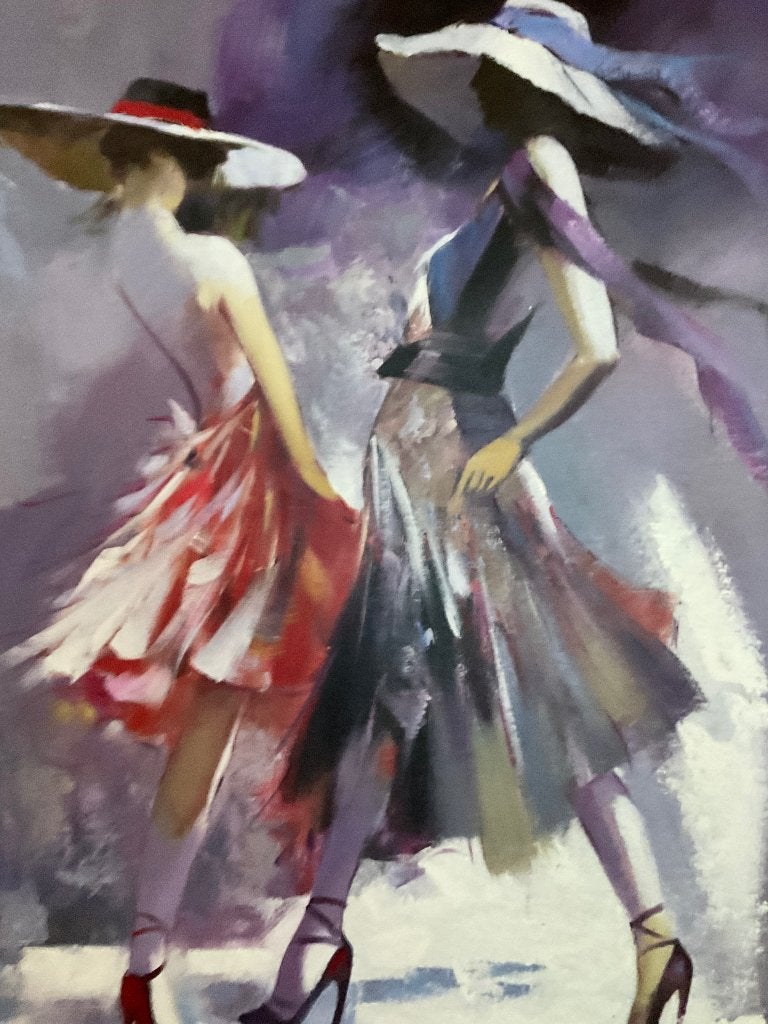 Dansende Spaanse dames, Ophalen