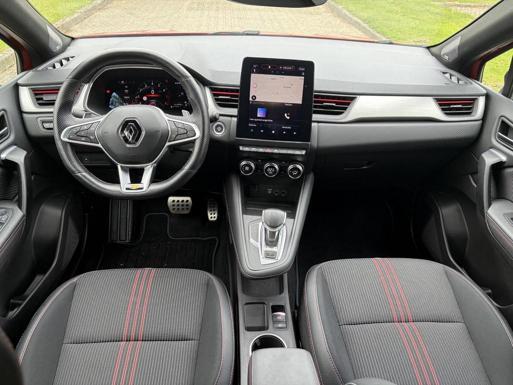 Renault Captur 1.3 mild hybrid 160 R.S. Line / Stoel Stuurwi, Gebruikt, Leder en Stof, 1330 cc, Bedrijf
