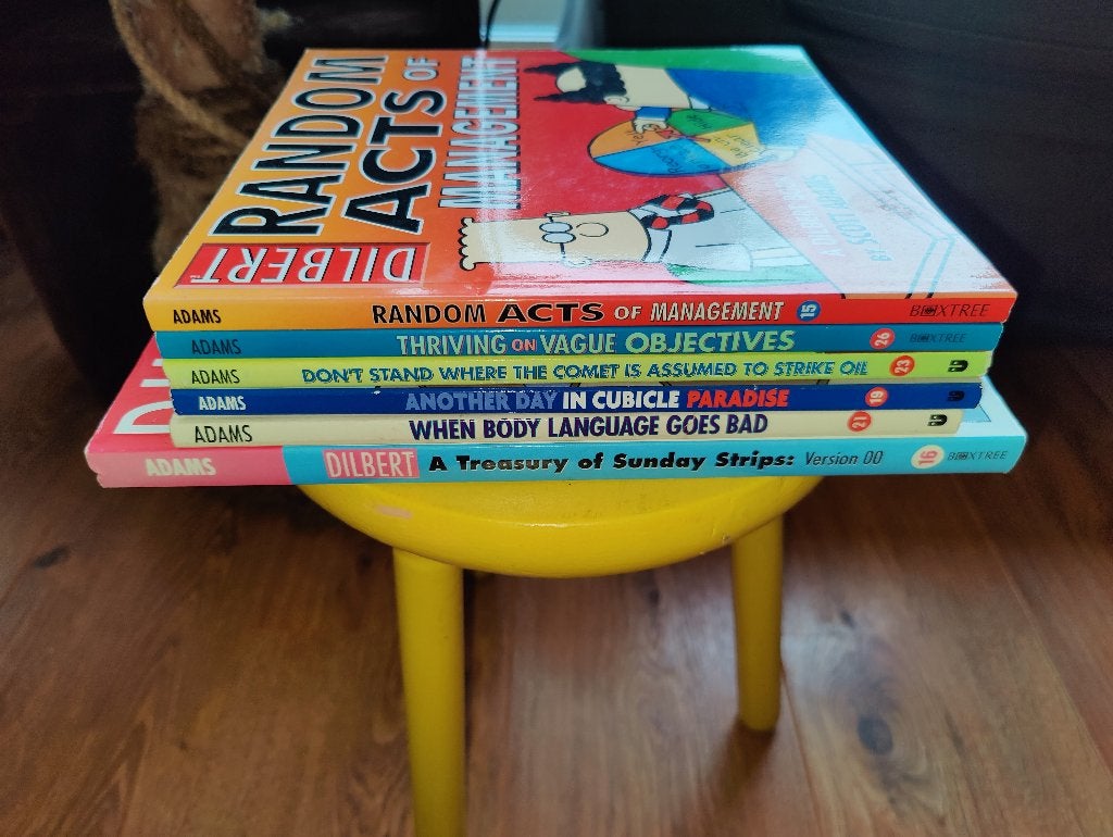 Dilbert Comics - Scott Adams - 8x, Boeken, Stripboeken, Meerdere stripboeken, Ophalen of Verzenden, Gelezen