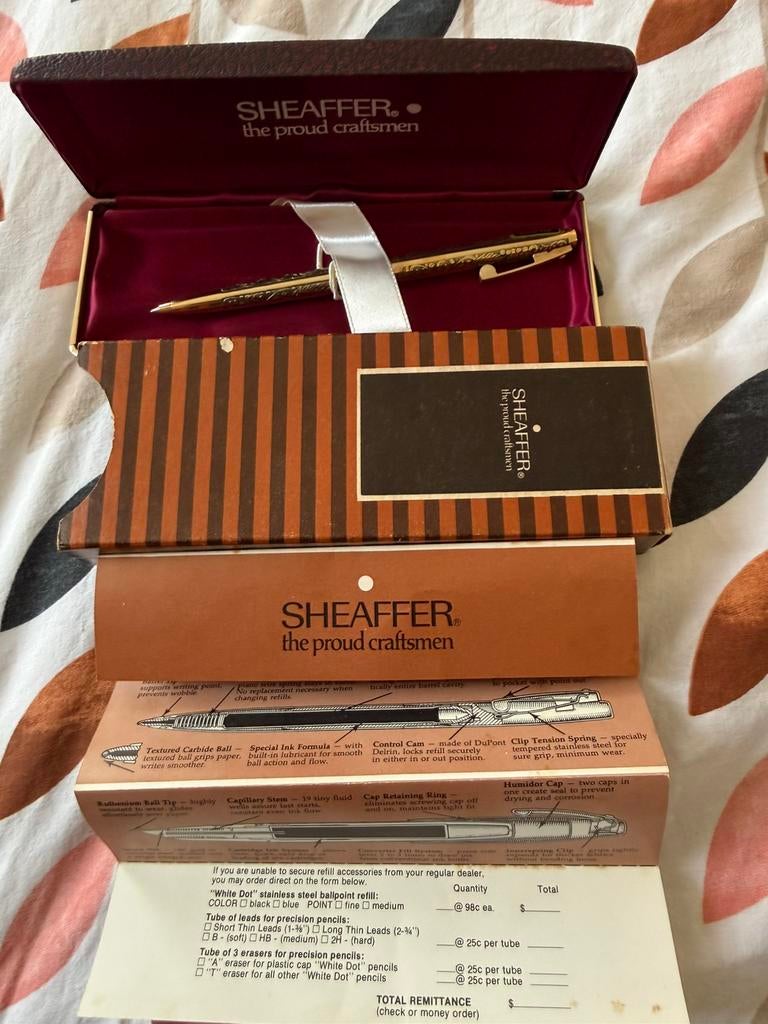 Sheaffer vintage balpen, Ophalen of Verzenden, Zo goed als nieuw
