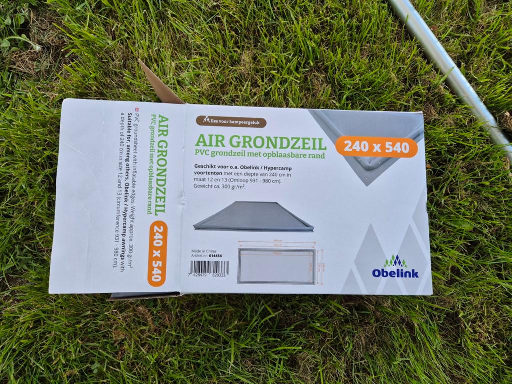 Grondzeil voor in voortent, Ophalen of Verzenden, Zo goed als nieuw