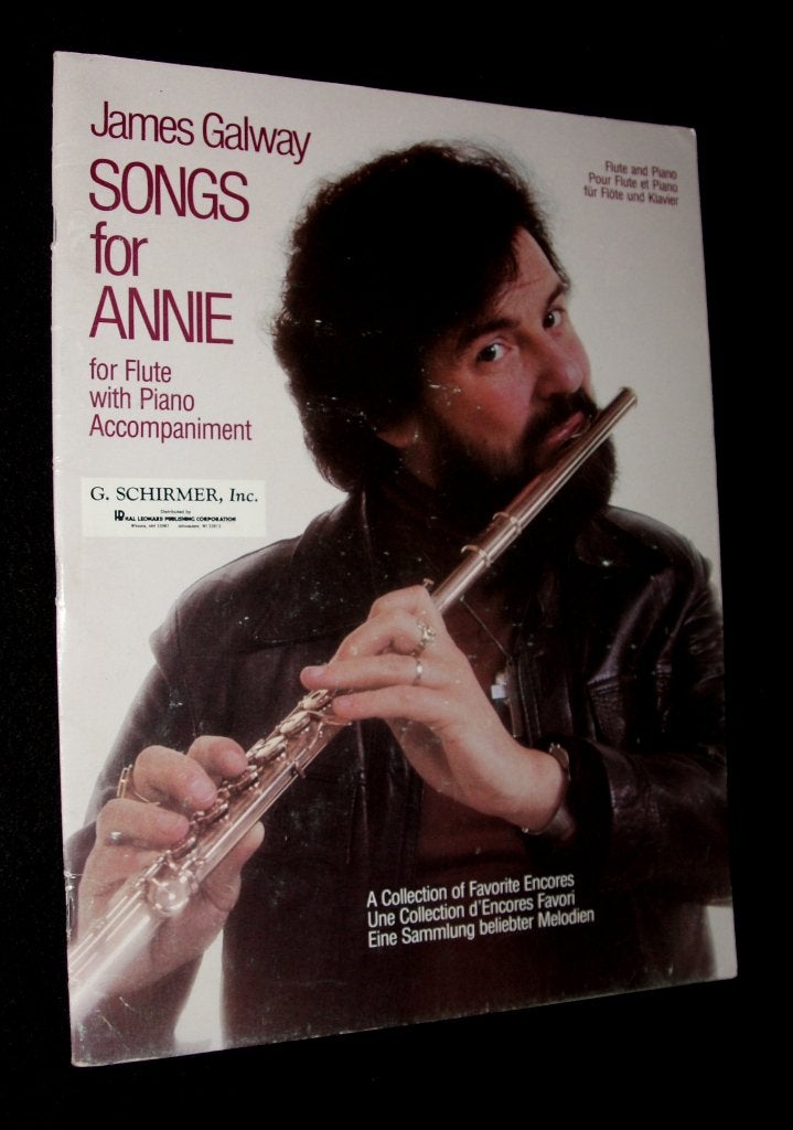 James Galway - Songs Of Anne - For Flute With Piano Accompan, Gebruikt, Overige genres, Dwarsfluit of Piccolo, Ophalen of Verzenden