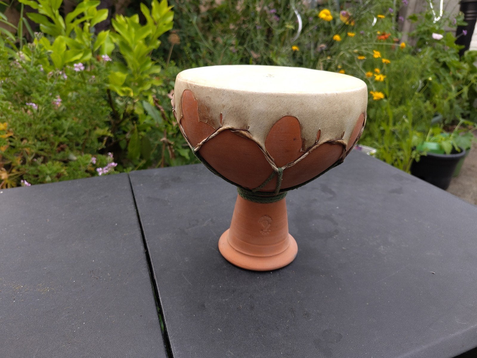 Handgemaakte Terracotta Trommel (Darbuka / Djembe Style), Ophalen of Verzenden, Gebruikt, Overige merken