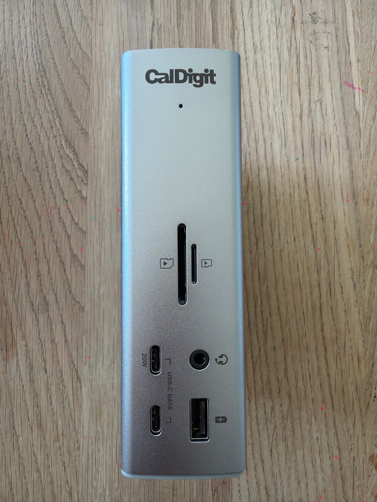 CalDigit TS4 Thunderbolt 4 Docking Station Space Grey, Computers en Software, Ophalen of Verzenden, Zo goed als nieuw