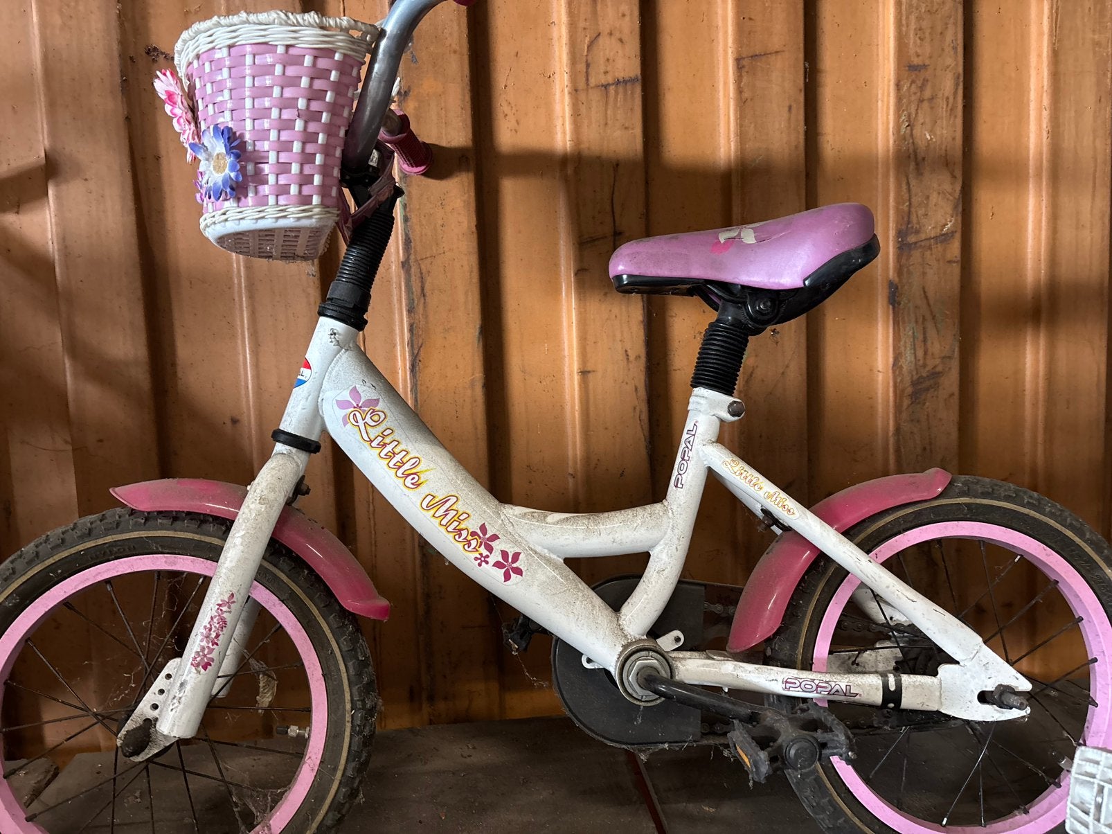 Meisjesfiets Little Miss, Fietsen en Brommers, Fietsen | Kinderfietsjes, Ophalen, Zo goed als nieuw, Minder dan 16 inch