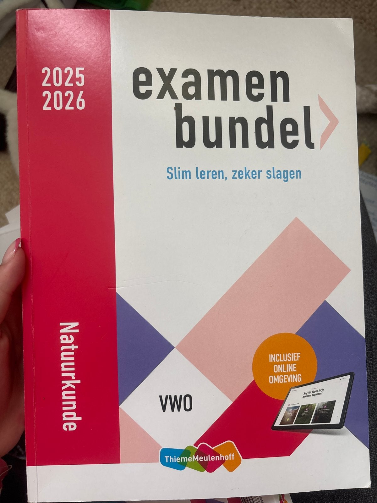 Examenbundel Natuurkunde VWO 2025/2026, Ophalen, Zo goed als nieuw, VWO, Natuurkunde