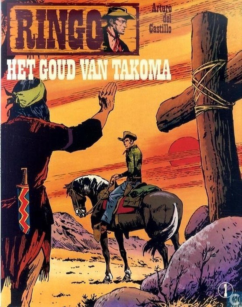 Ringo. Nr 1 Het goud van Takoma. 1981., Boeken, Eén stripboek, Ophalen of Verzenden, Gelezen