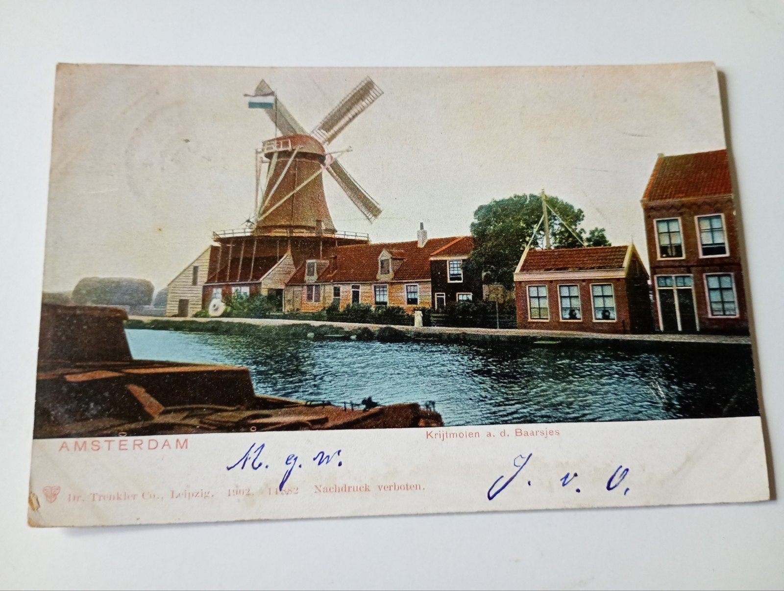 Amsterdam De Baarsjes Molen 1903, Ophalen of Verzenden, Voor 1920, Gelopen, Noord-Holland